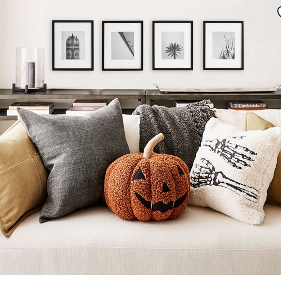 Pottery Barn Other Pottery Barn Jackolantern Shaped Pillow Poshmark